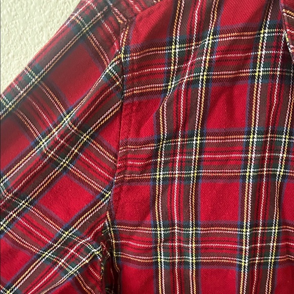 L.L. bean Red Plaid Button-Up Shirt - Picture 2 of 4